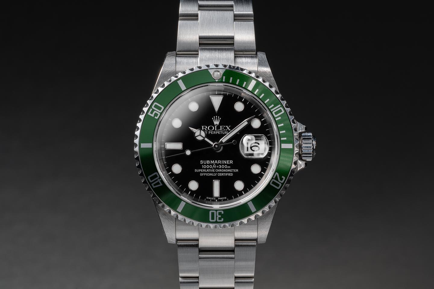 Tropical Watch Inquire About 2004 Rolex Submariner 16610LV Flat 4