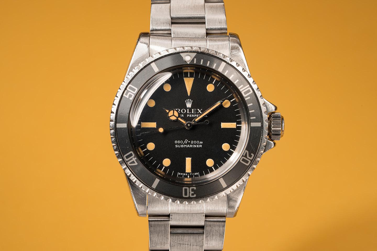 Tropical Watch - 1975 Rolex Submariner 5513 Serif Dial