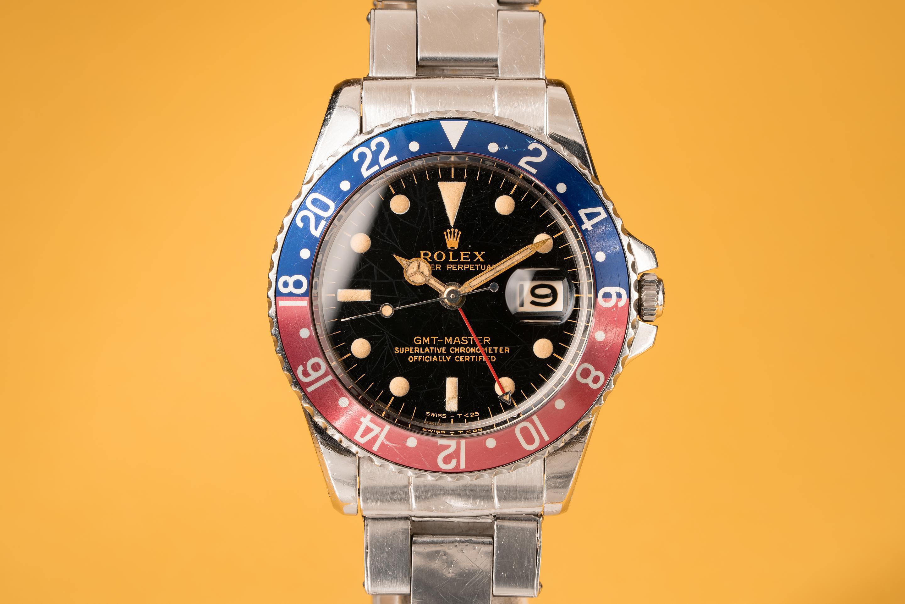 Tropical Watch 1963 Rolex GMT Master 1675 with Box Papers and