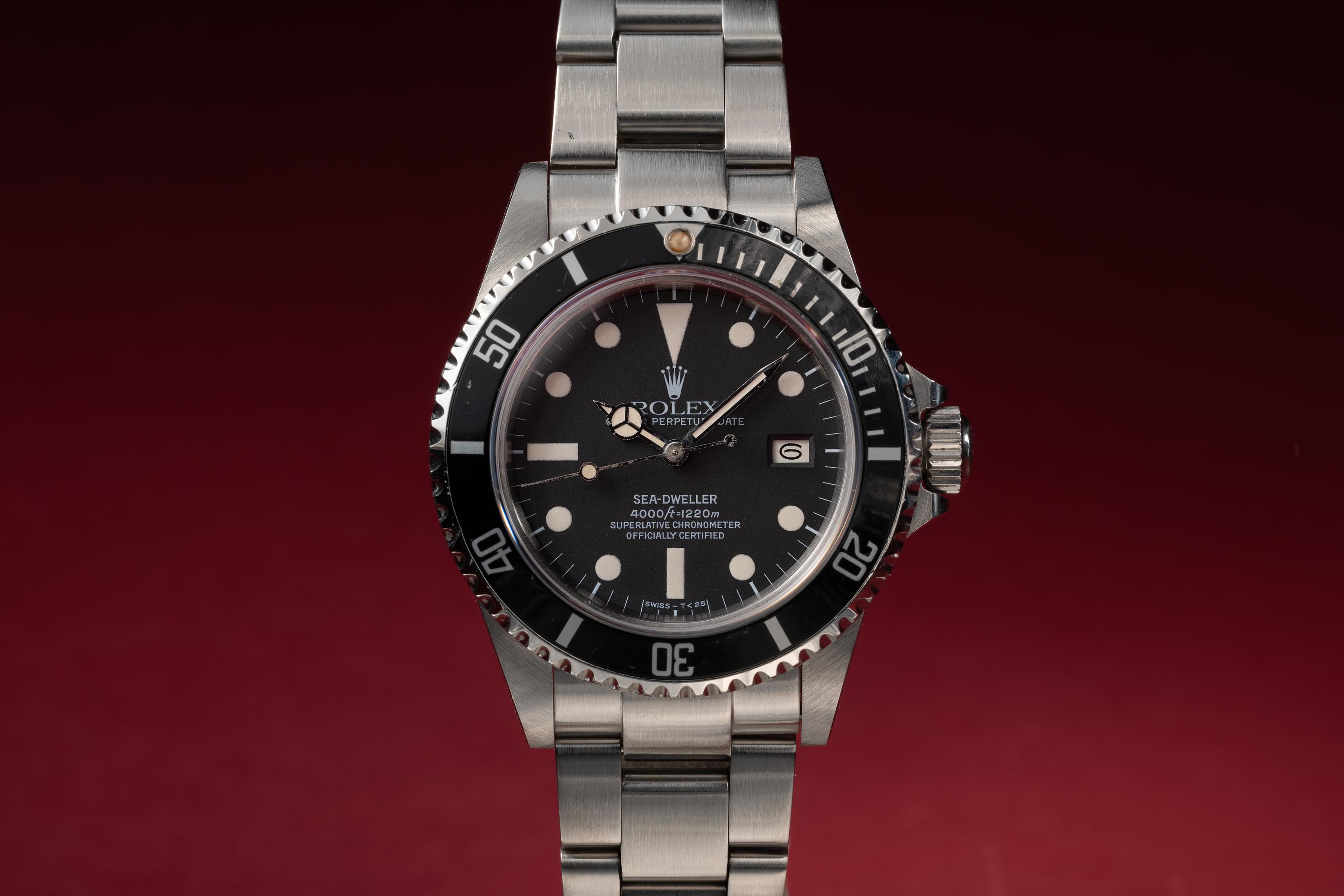 Rolex sea dweller outlet matte black