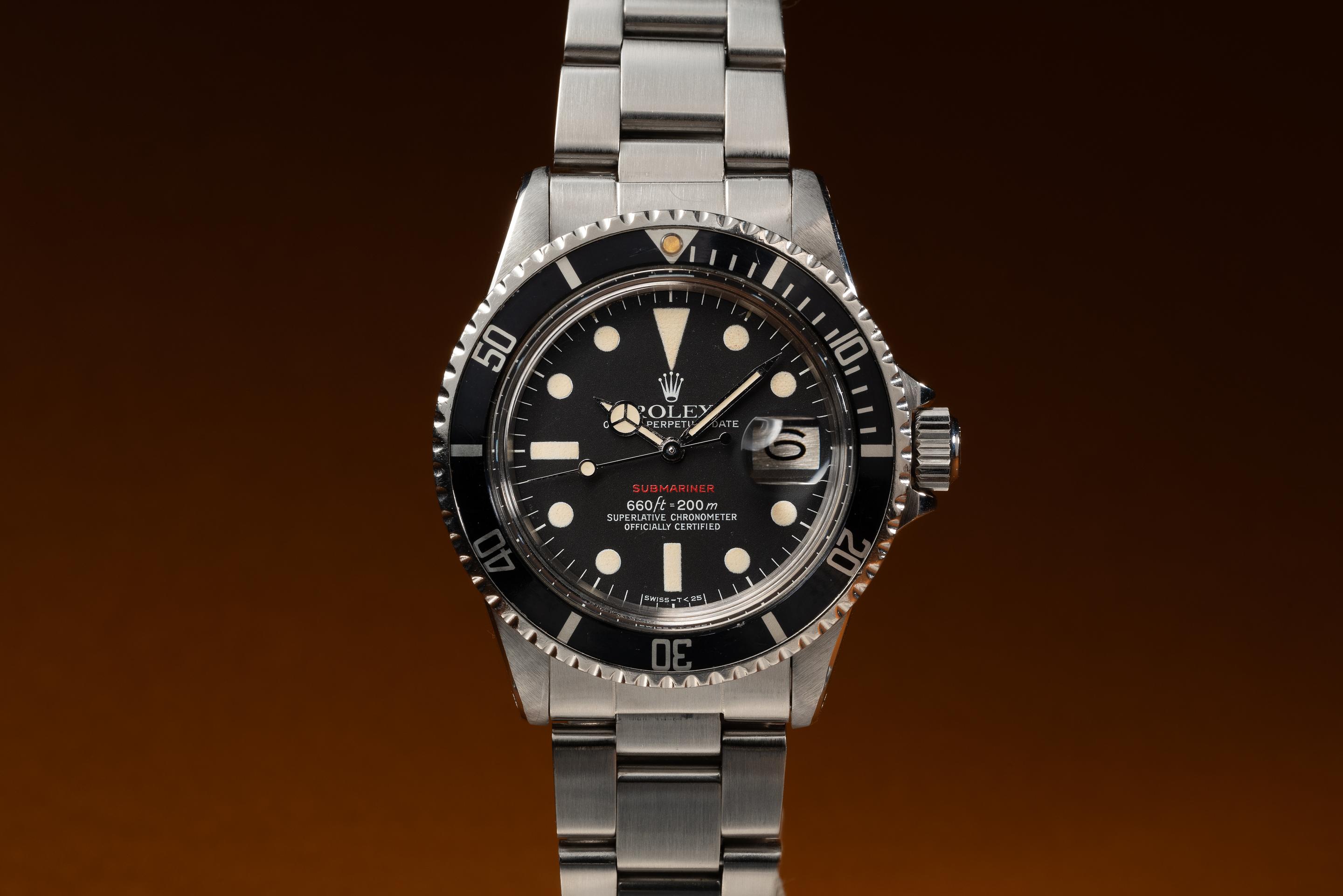 Rolex red submariner on sale 1680 for sale