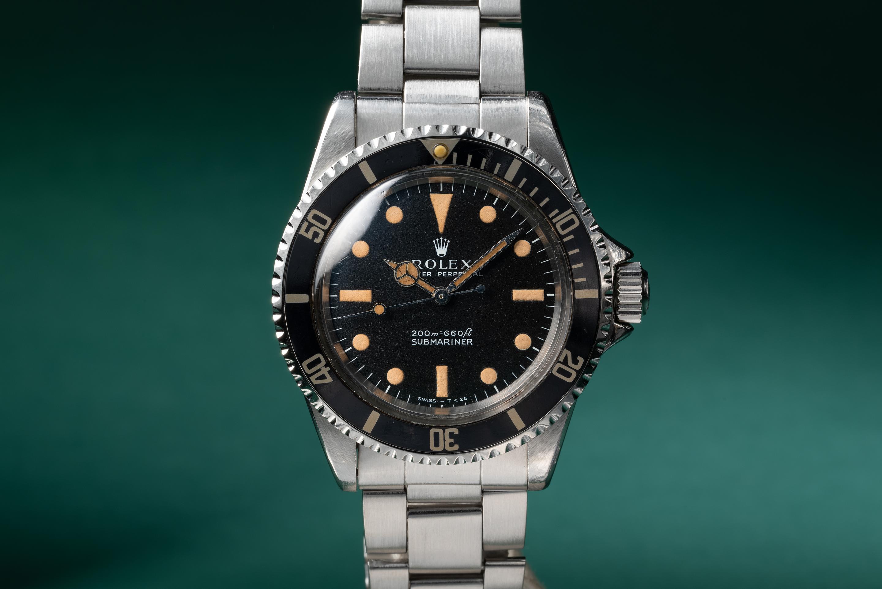 udsende Normalt ironi Tropical Watch - 1966 Rolex Submariner 5513 Meters First Dial