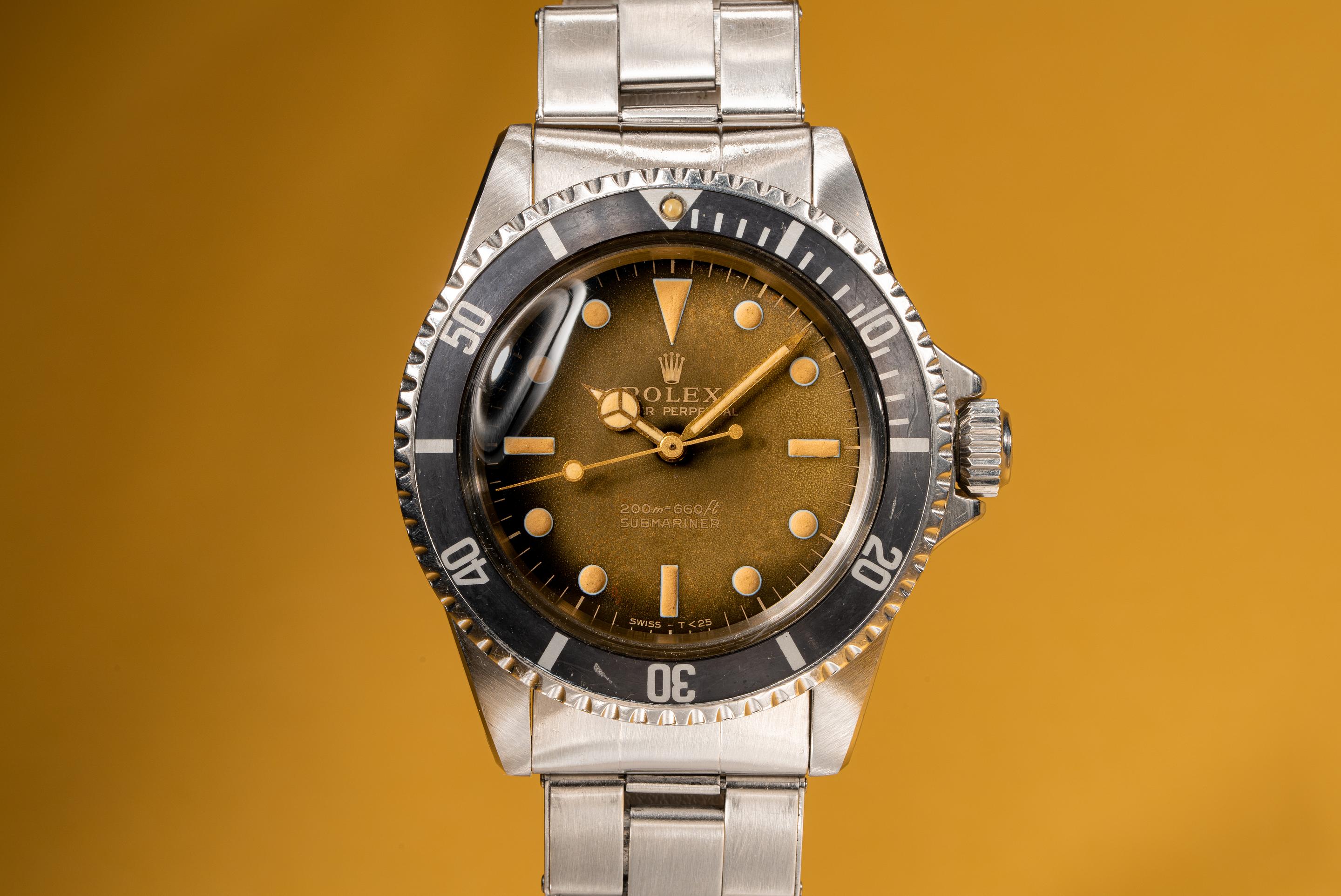 rolex submariner tropical dial