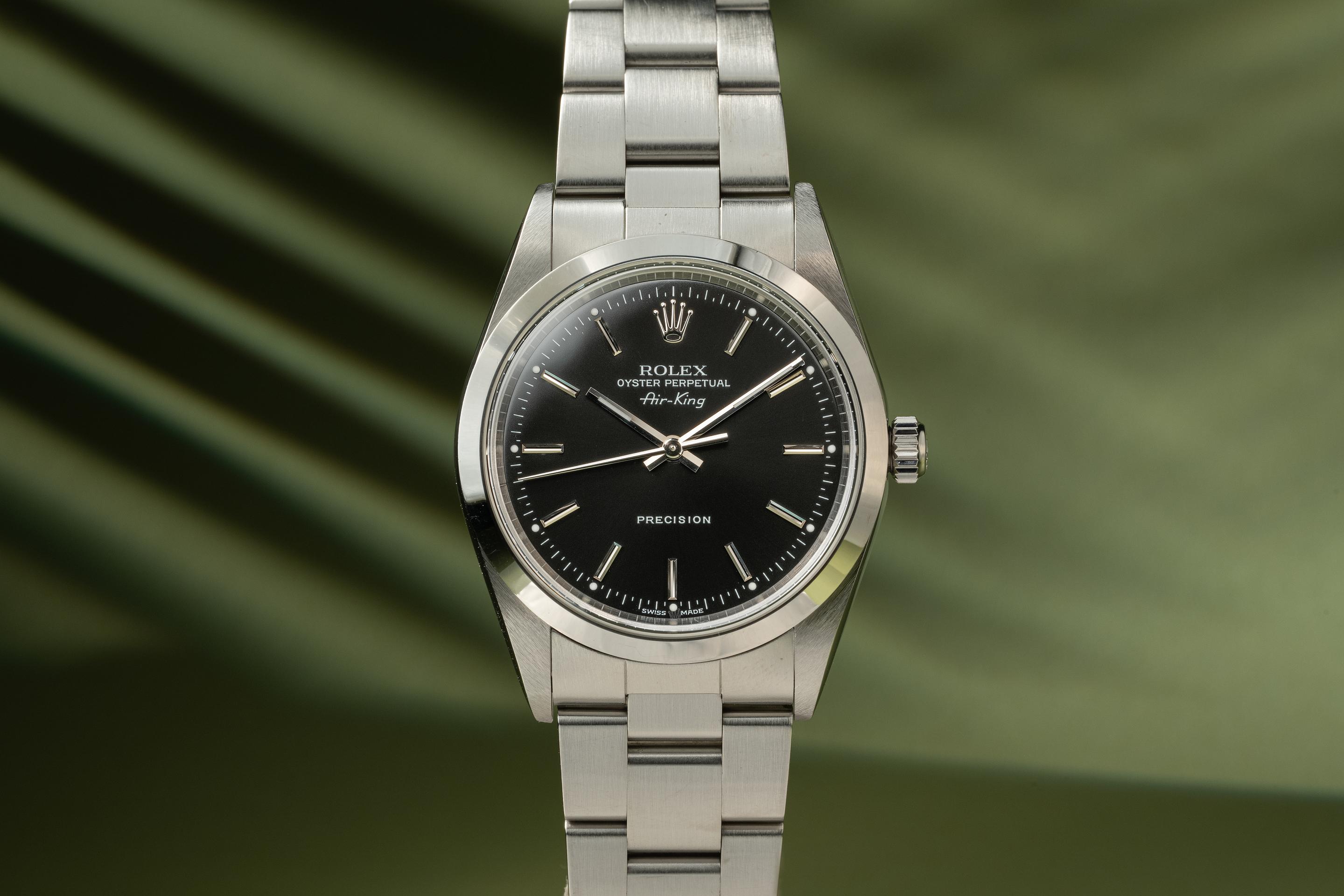 Tropical Watch 2002 Rolex Air King 14000M Black Dial