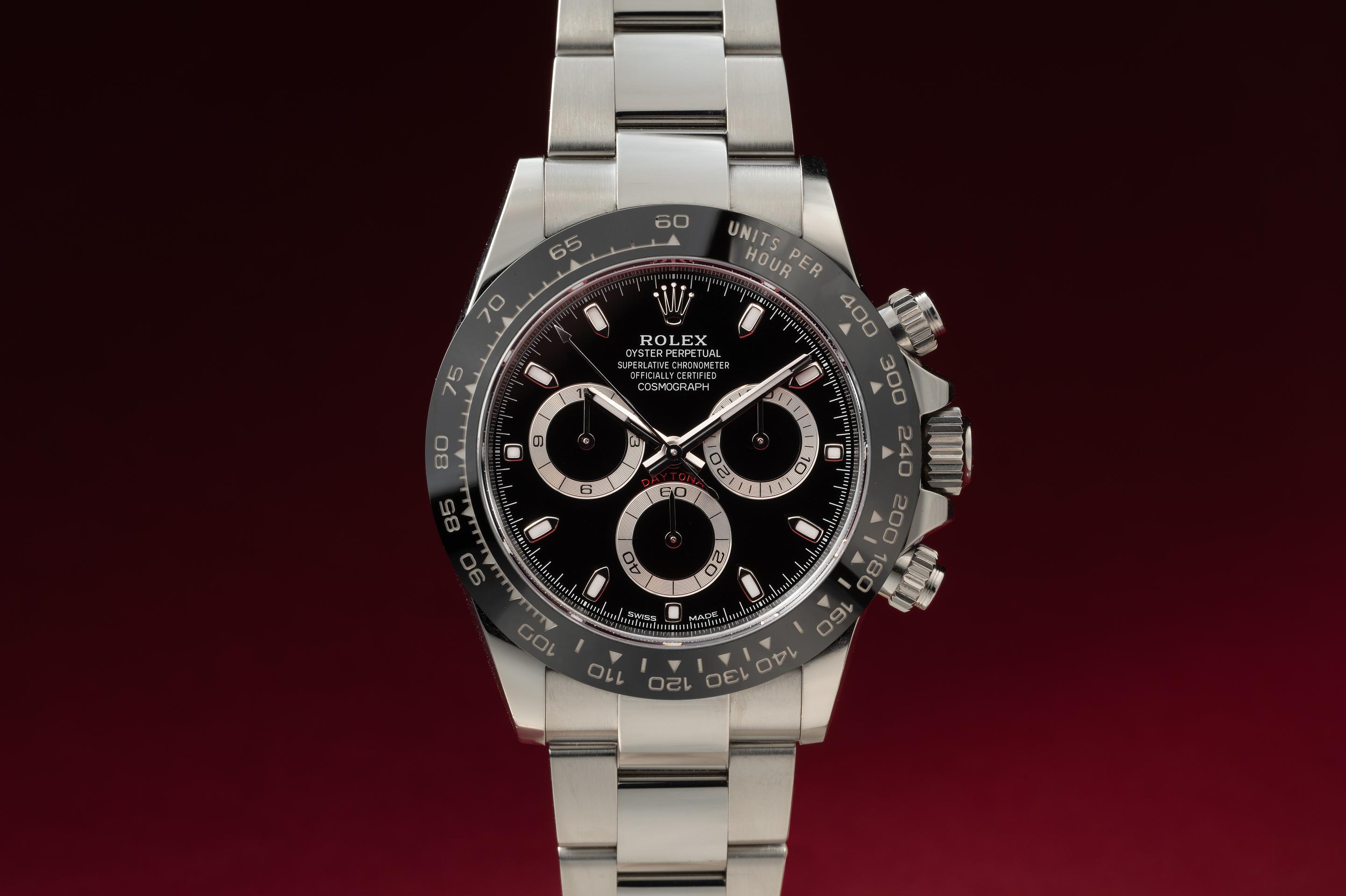 Tropical Watch 2018 Rolex Daytona 116500 Black Dial with Box and