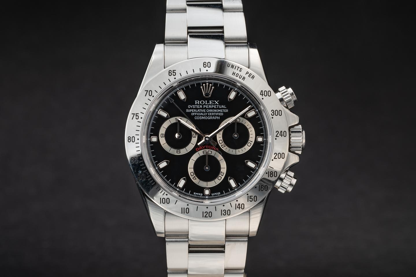 Tropical Watch - 2001 Rolex Daytona 116520 Black Dial