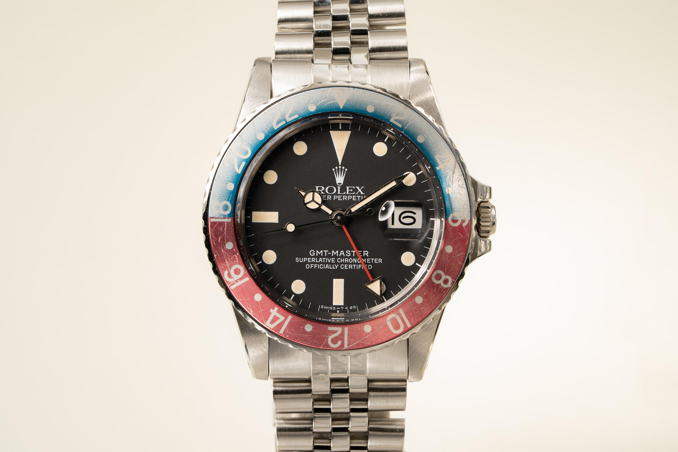 Tropical Watch 1982 Rolex GMT Master 16750 with Letter and Service Papers