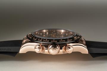 2021 18K RG Rolex Daytona 116515 Sundust Diamond Dial with