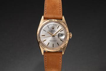 1964 Rolex Day-Date 18K YG Day-Date Silver Dial 