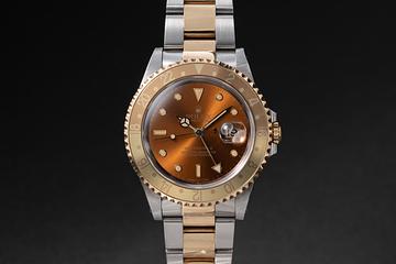 1991 Rolex Two-Tone GMT Master II 16713 Tropical Dial