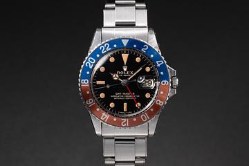Unpolished 1966 Rolex GMT Master 1675 Gilt Dial 