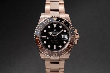 2023 Rolex 18K RG GMT Master II 126715CHNR Black Dial with Box and Papers 