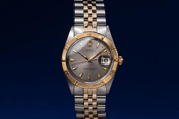 1962 Rolex Two-Tone DateJust Turn-O-Graph 1625 Grey Dial