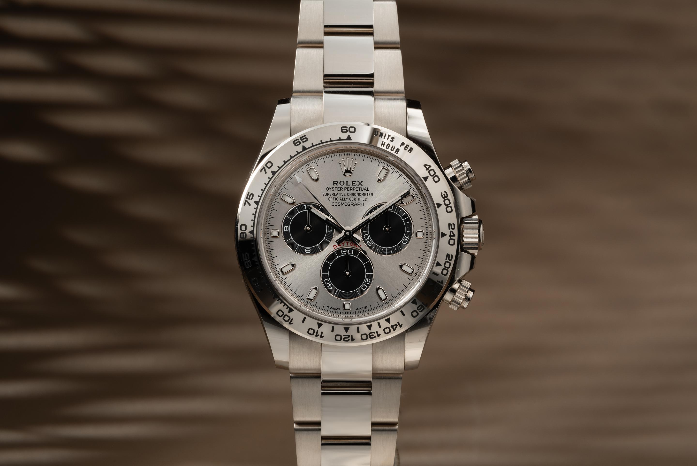 2022 Rolex 18K WG Daytona 116509 Silver Dial with Box and Papers