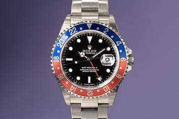 2001 Rolex GMT 16710 with Pepsi Insert