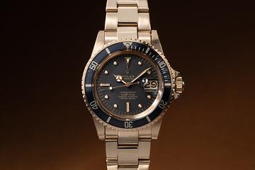 1977 Rolex 18K YG Submariner 1680 Black Nipple Dial 