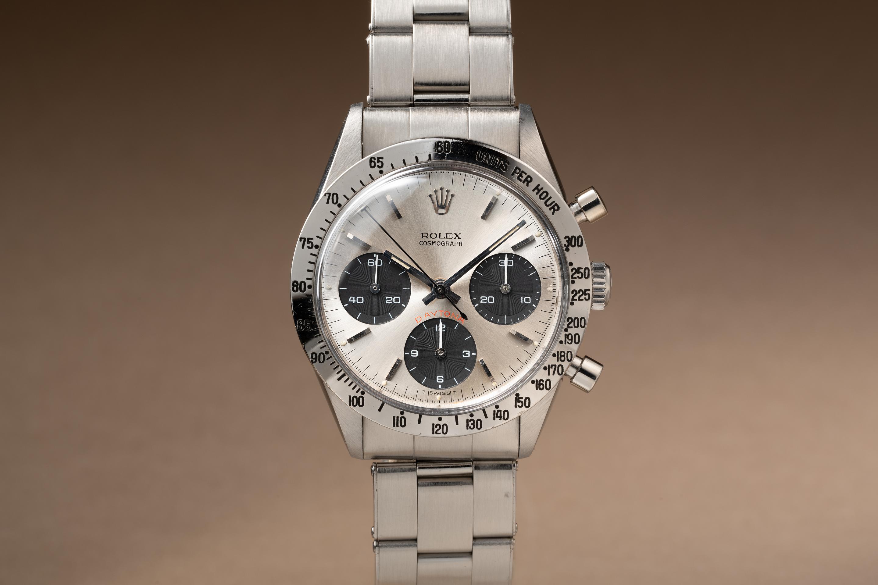 1967 Rolex Daytona 6239 Silver Cherry Dial | Tropical Watch