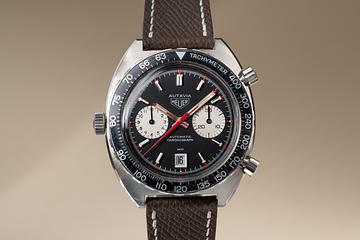 Heuer Autavia 1163 Viceroy Black Dial 