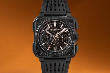 Bell and Ross BR-X1 Carbone Forge Skeleton Chronograph with Box and Papers 