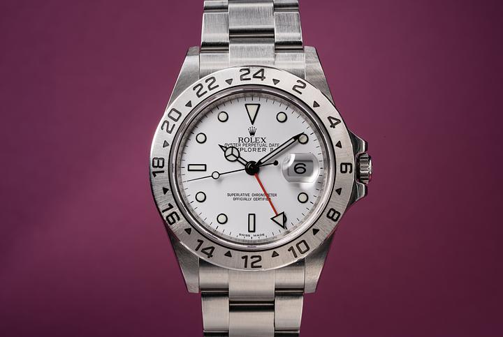 2006 Rolex 3186 Explorer II 16570 White Dial with Box and Papers ...