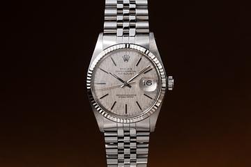 1977 Rolex DateJust 16014 Silver Linen Dial