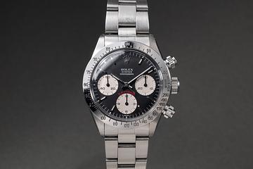 1979 Rolex Daytona 6265 Black Big Red Dial