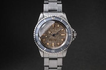 1966 Rolex Submariner 5513 Tropical Regolith Gilt Dial