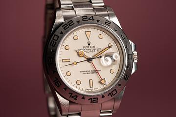 ラクトクリーム 1986 Rolex Explorer II 16550 Cream Rail Dial | Tropical Watch