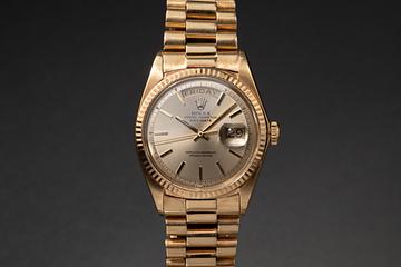 1978 Rolex 18k YG Day-Date 1803 Champagne Dial